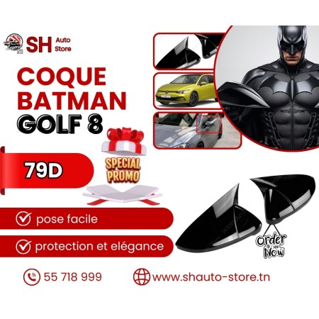 Cache retroviseur batman Golf 8