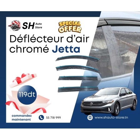 déflecteur d'air chromé jetta