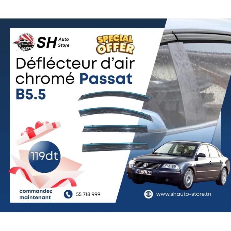 déflecteur d'air chromé passat b5.5