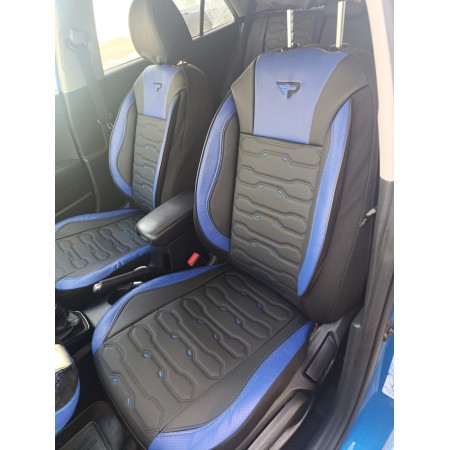 housse prestige confort noir bleu