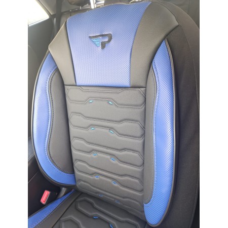 housse prestige confort noir bleu