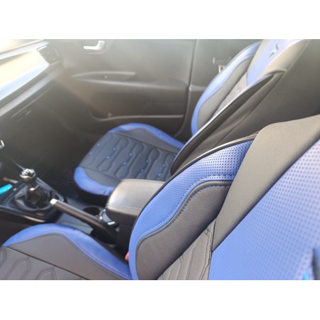 housse prestige confort noir bleu