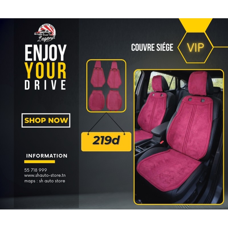 Couvre siége VIP ROUGE