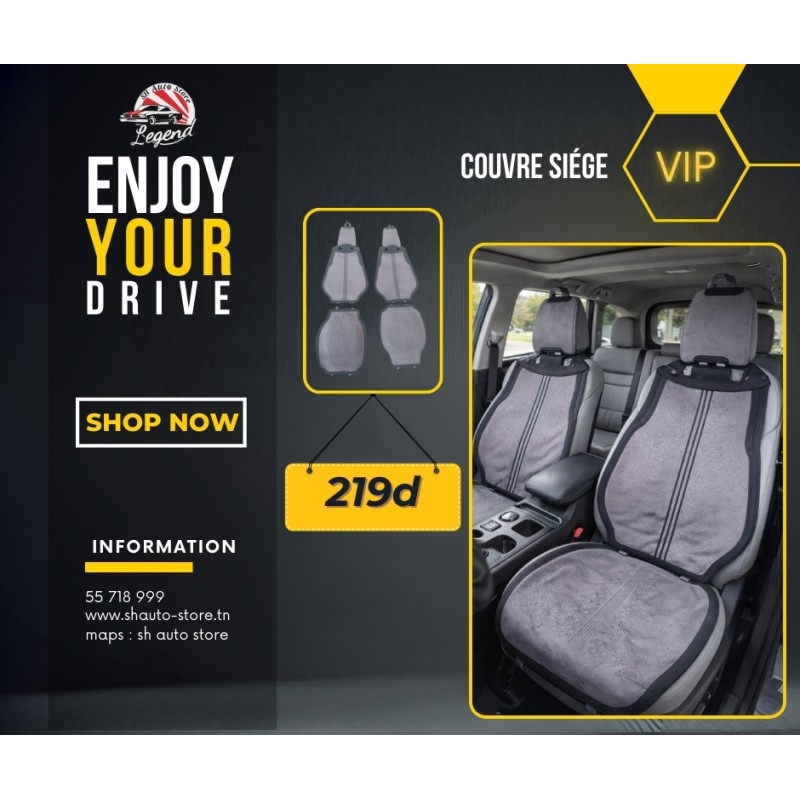 Couvre siége VIP gris
