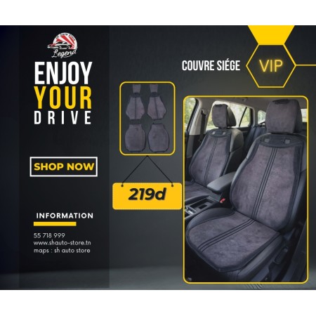 Couvre siége VIP noir